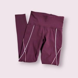 Women’s Xersion Purple Leggings Size Small Exercise Running Comfy work out